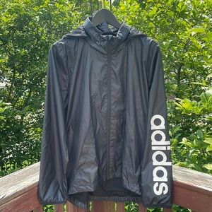 Linear Windbreaker Jacket Black 
